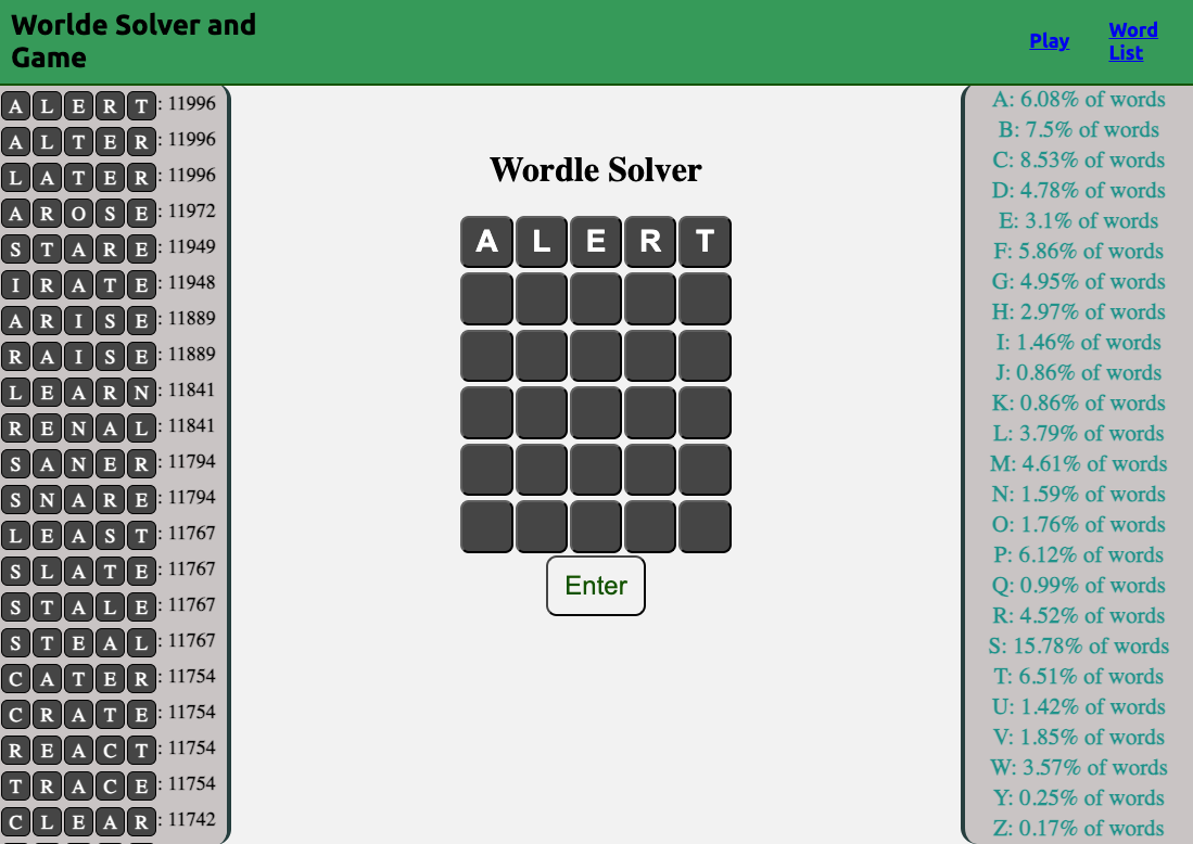 Img of wordle solver